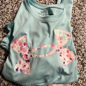 UA Girls legging and long sleeve shirt set